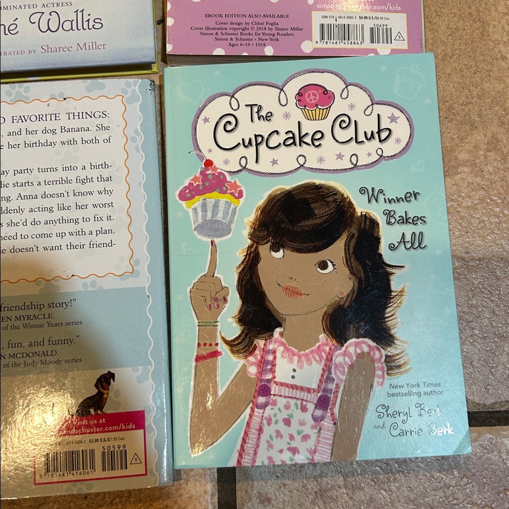 Books, 2 Hardbacks, 3 Paperbacks Anna Banana and Shai Eminem, The cupcake club - Picture 10 of 11